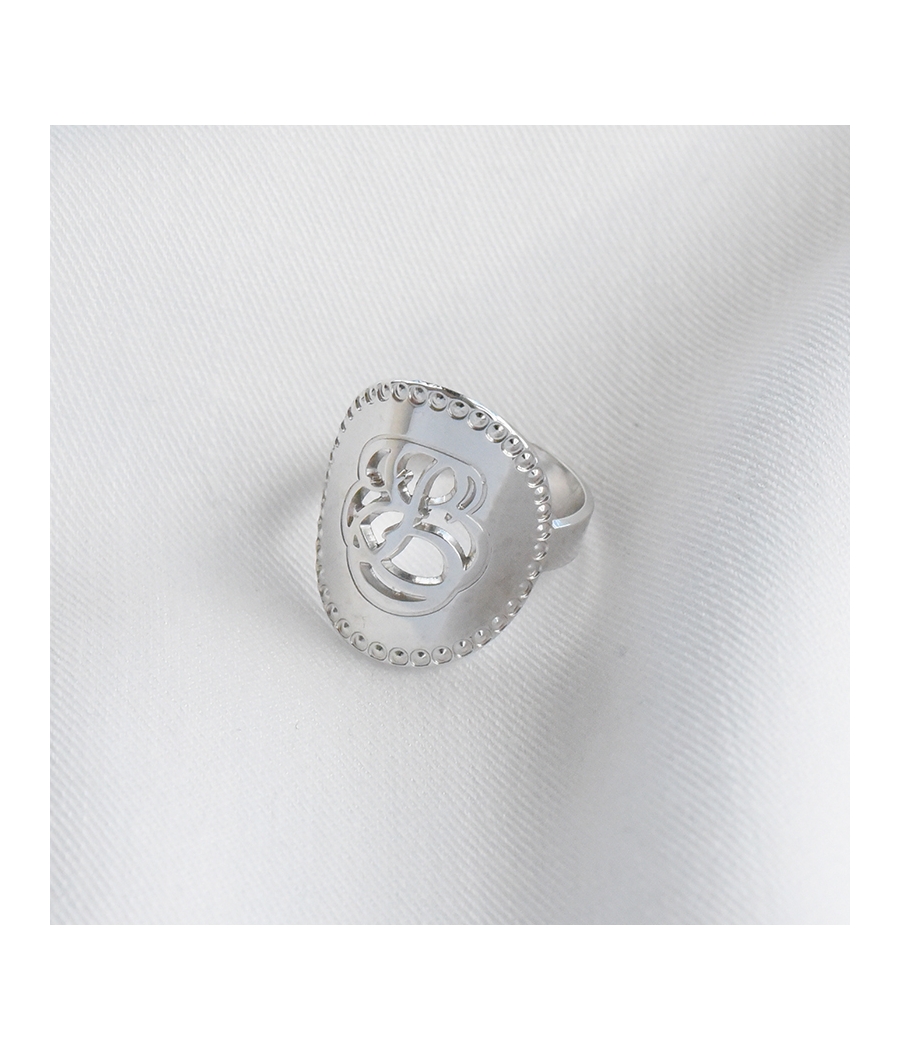 Bague argent ronde VOLUPTE