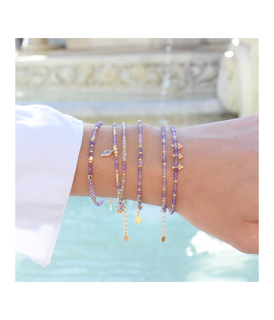 Bracelet pierres fines amethyste MAREVA