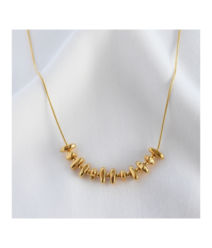 Collier galets or IRINA