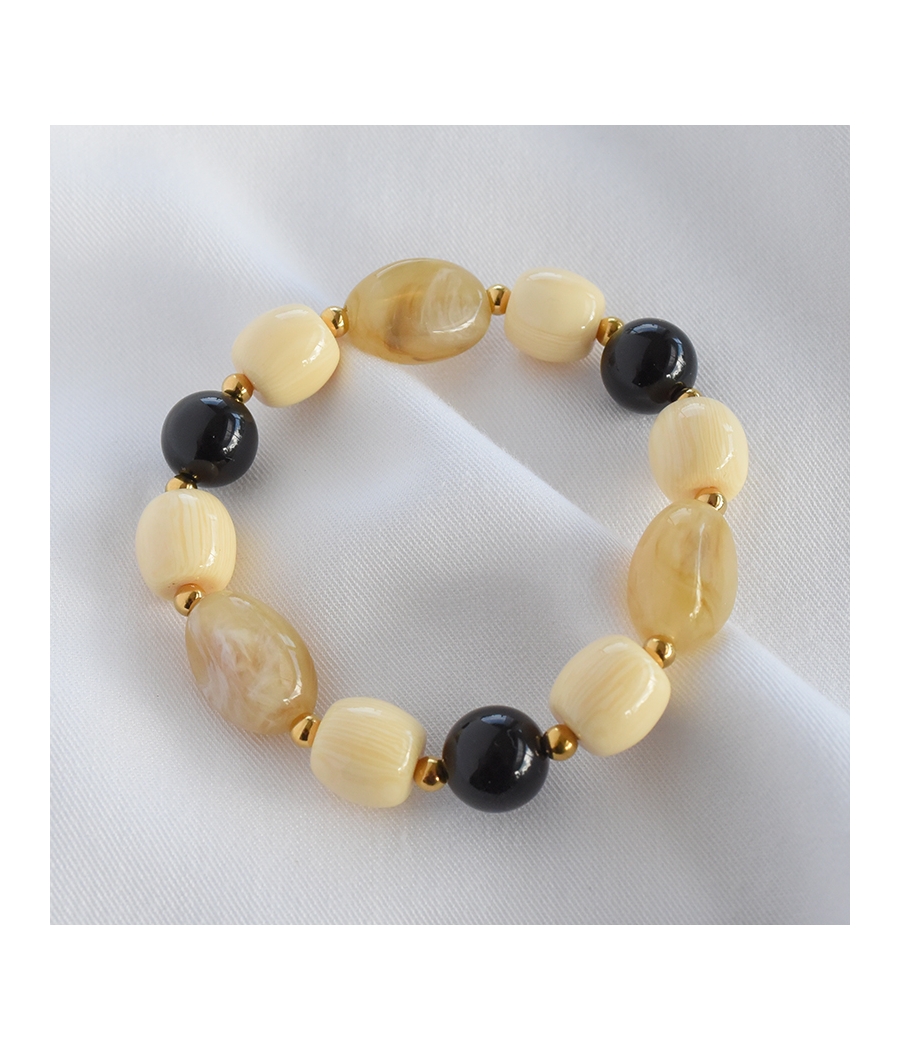 Bracelet perles résine BILLIE