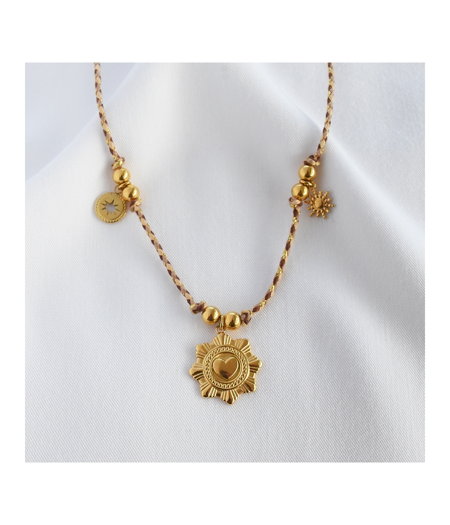 Collier lien tressé...