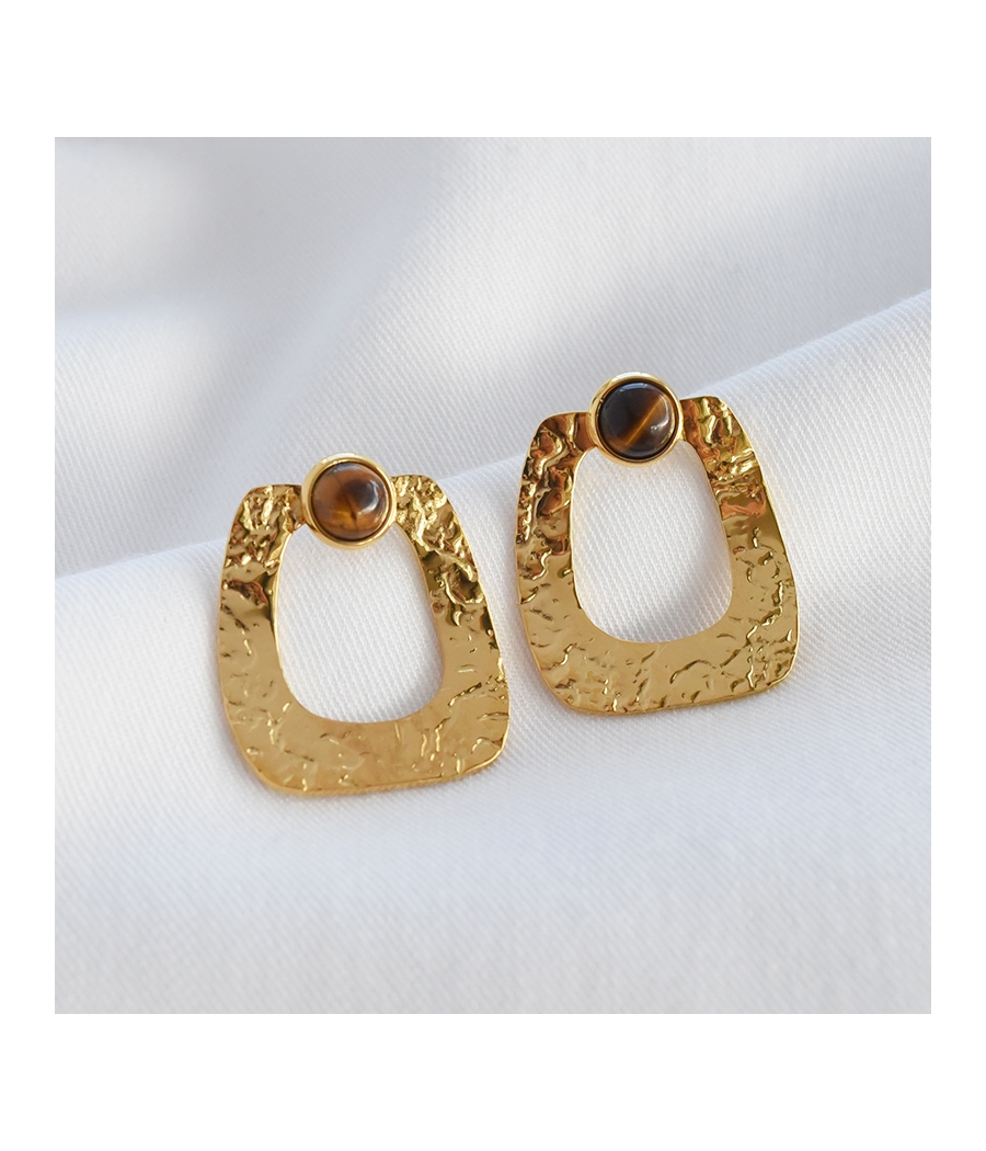 Boucles d'oreilles carré...