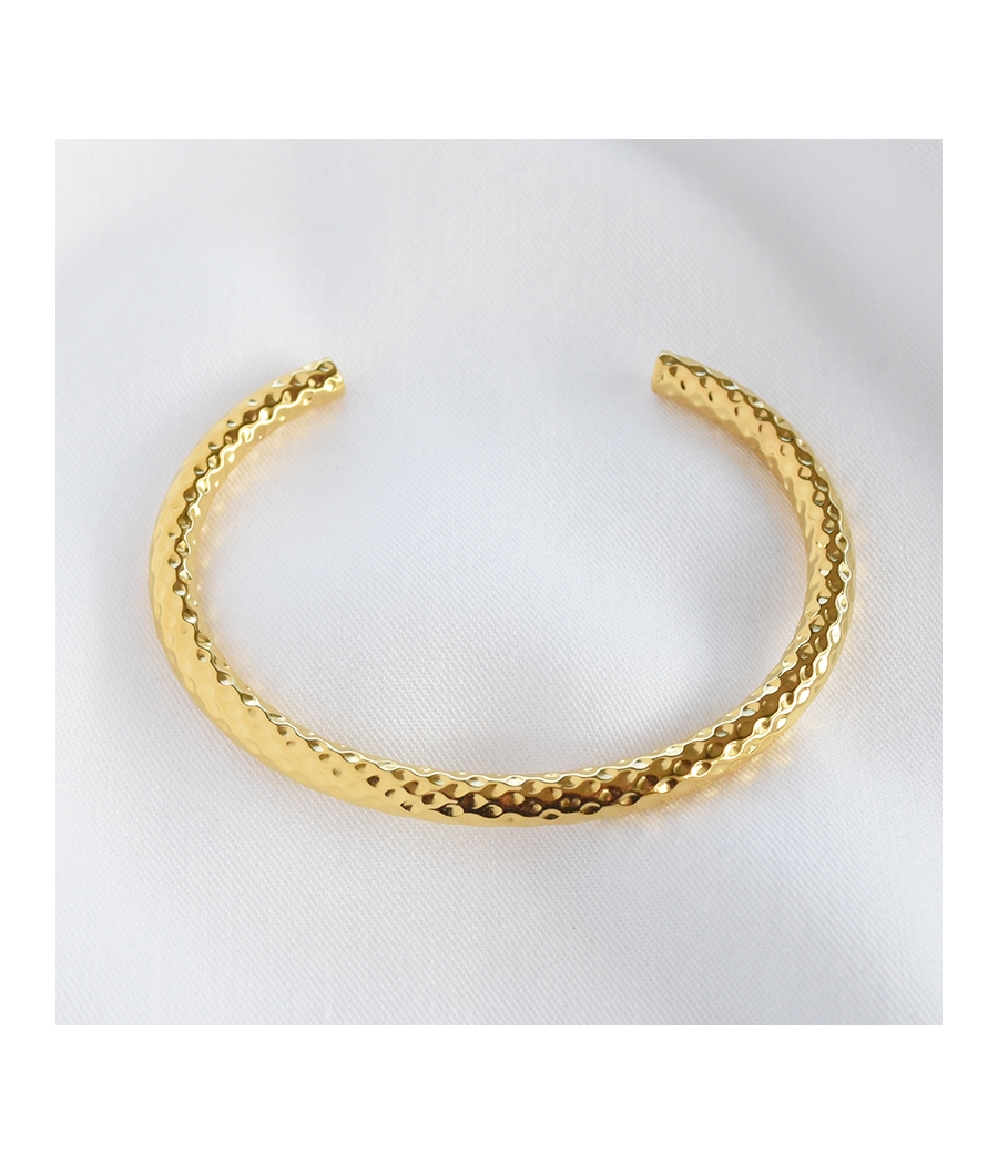 Bracelet jonc or diamanté MIA