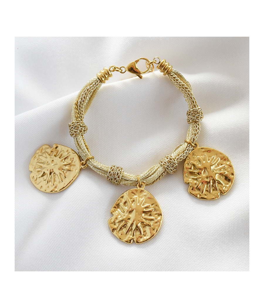 Bracelet médailles JEANNE