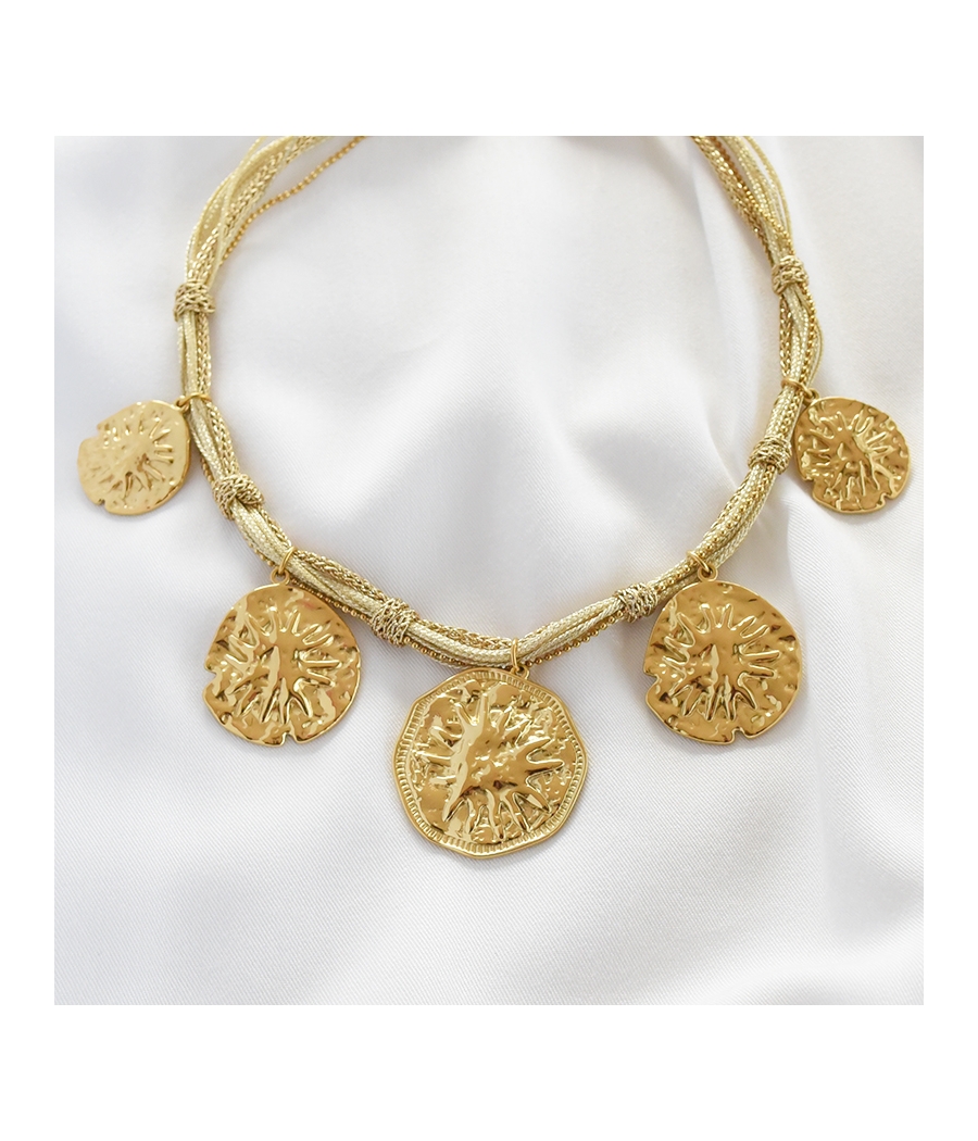 Collier médailles JEANNE