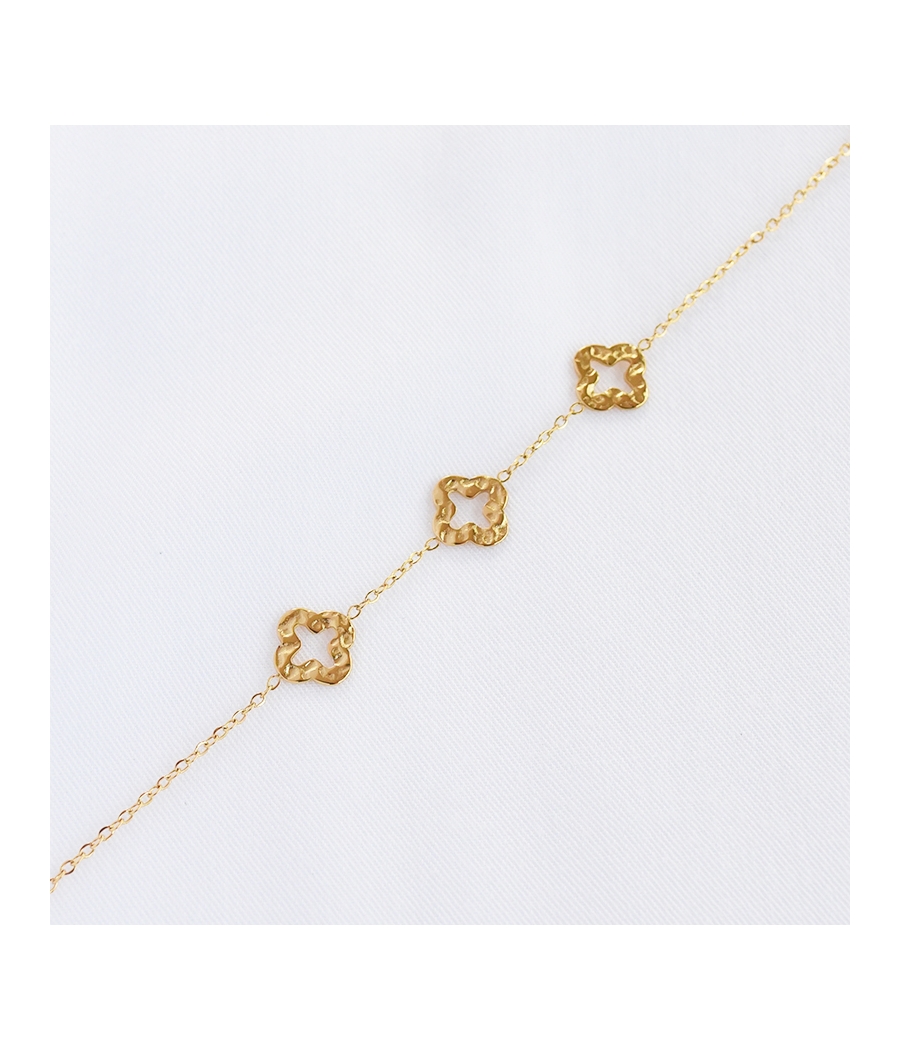 Bracelet chaine trèfles EVA