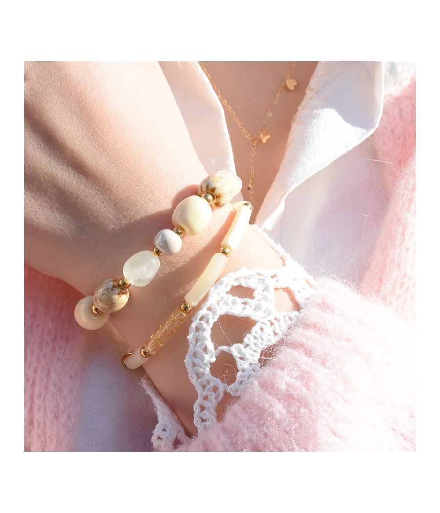 Bracelet BILLIE beige