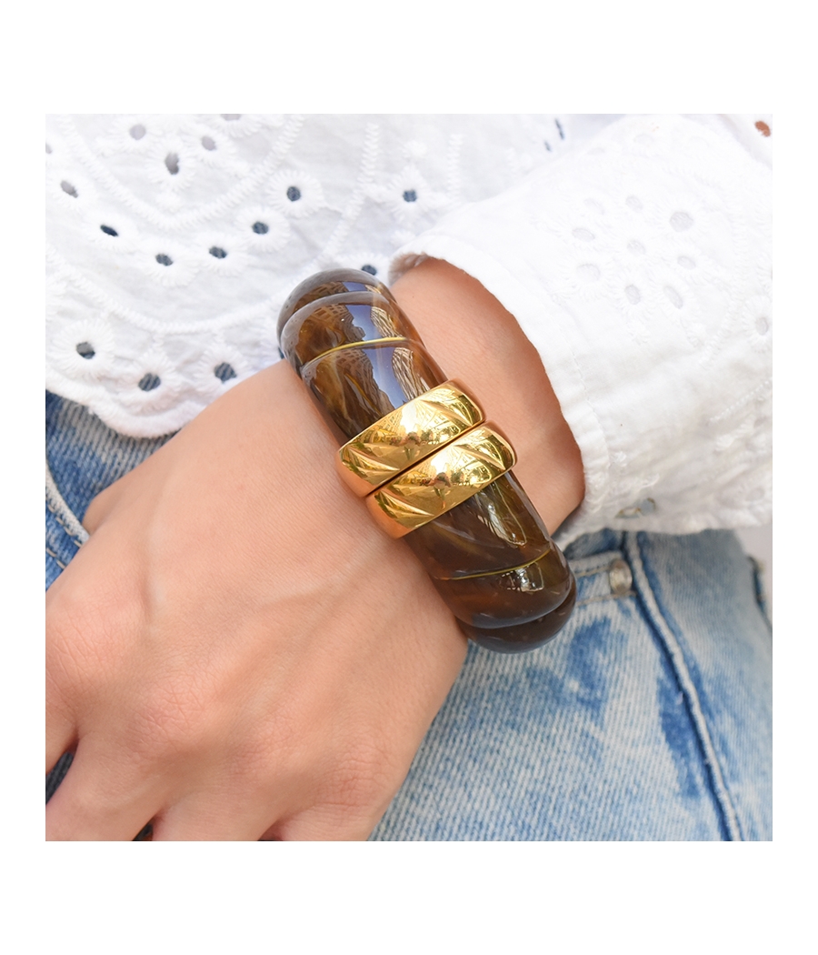 Bracelet CALYPSO chocolat