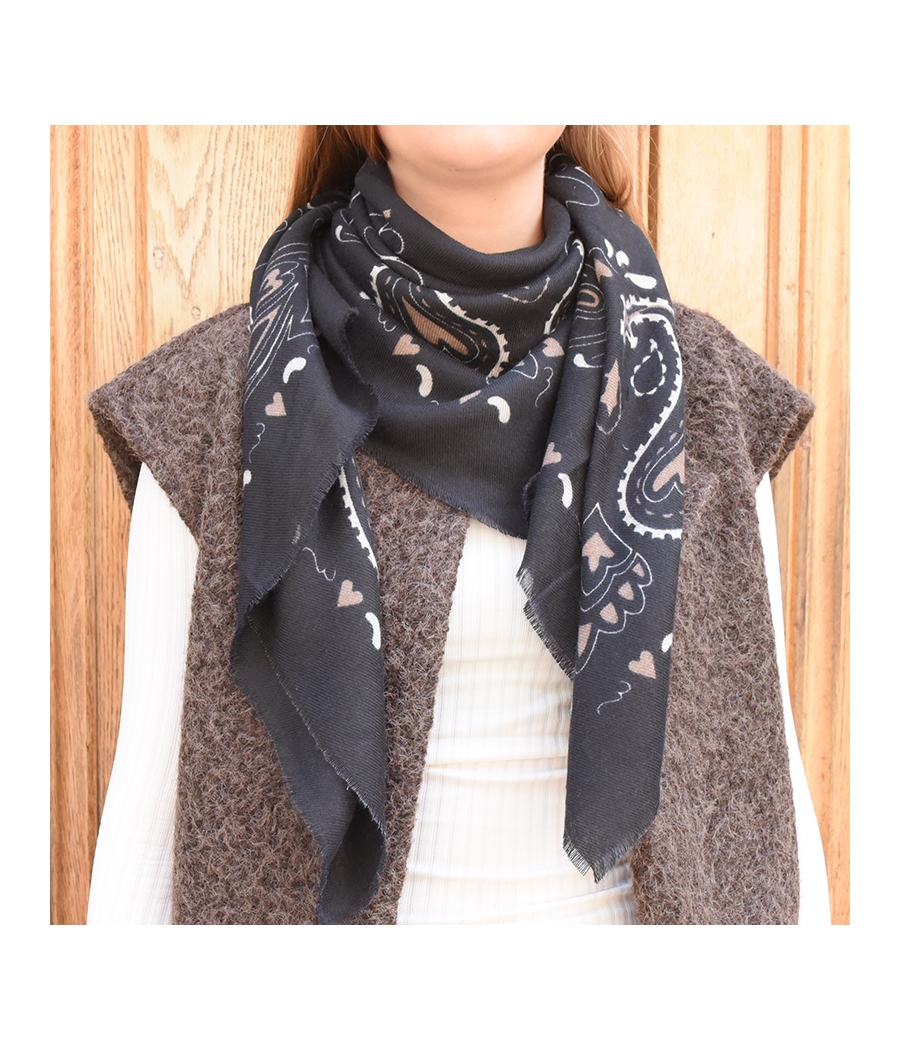 Foulard imprimé bandana...