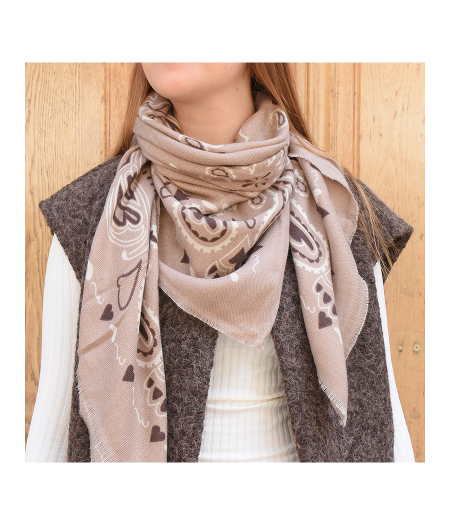 Foulard imprimé bandana...