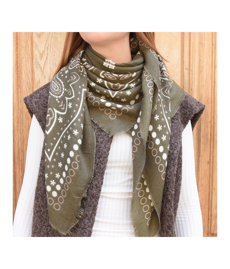 Foulard imprimé bandana...