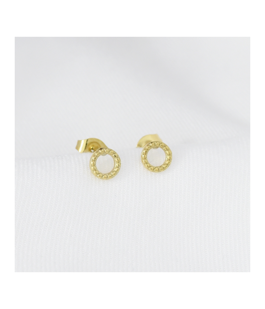 Puces d'oreilles cercle MAYA