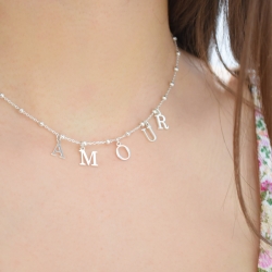 Collier AMOUR argent