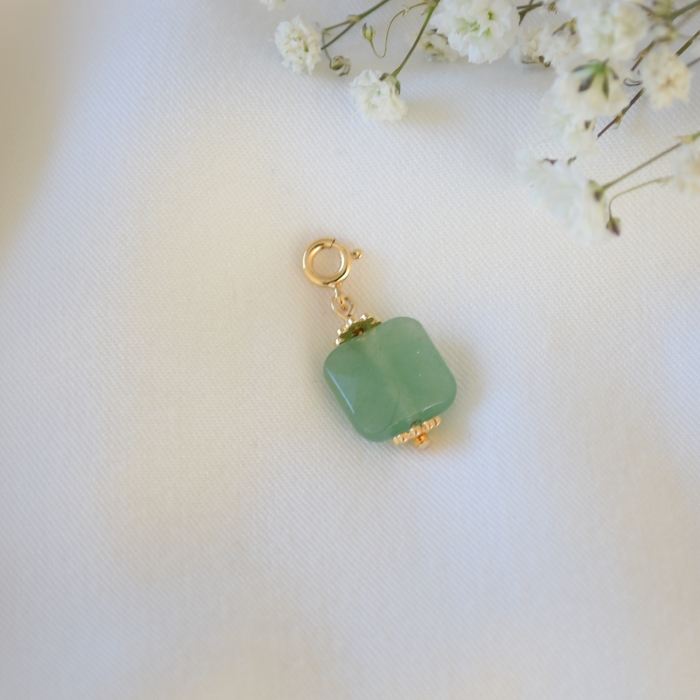 MIX & LOVE Charm pierre verte MIX & LOVE Charm pierre verte