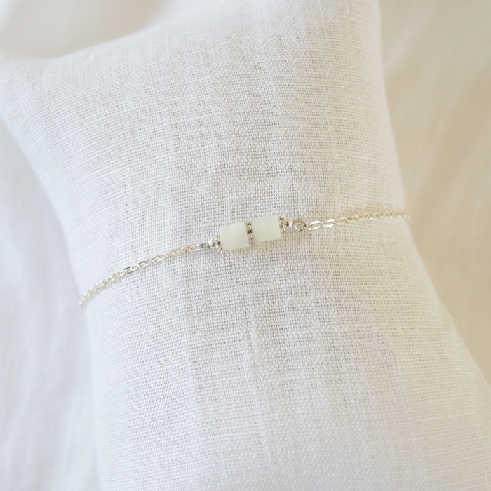 BETTY Bracelet nacre et argent