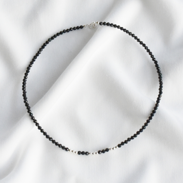 ISAÉ Choker onyx et argent ISAÉ Choker onyx et argent
