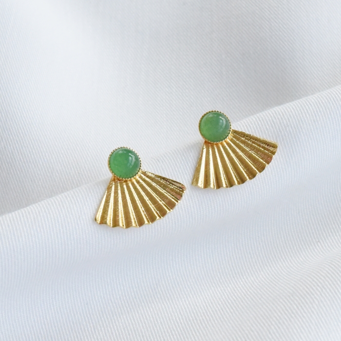 SARAH Boucles d'oreilles Aventurine SARAH Boucles d'oreilles Aventurine