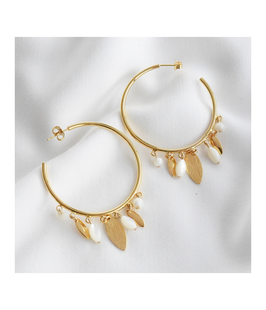 Boucles d'oreilles créoles...